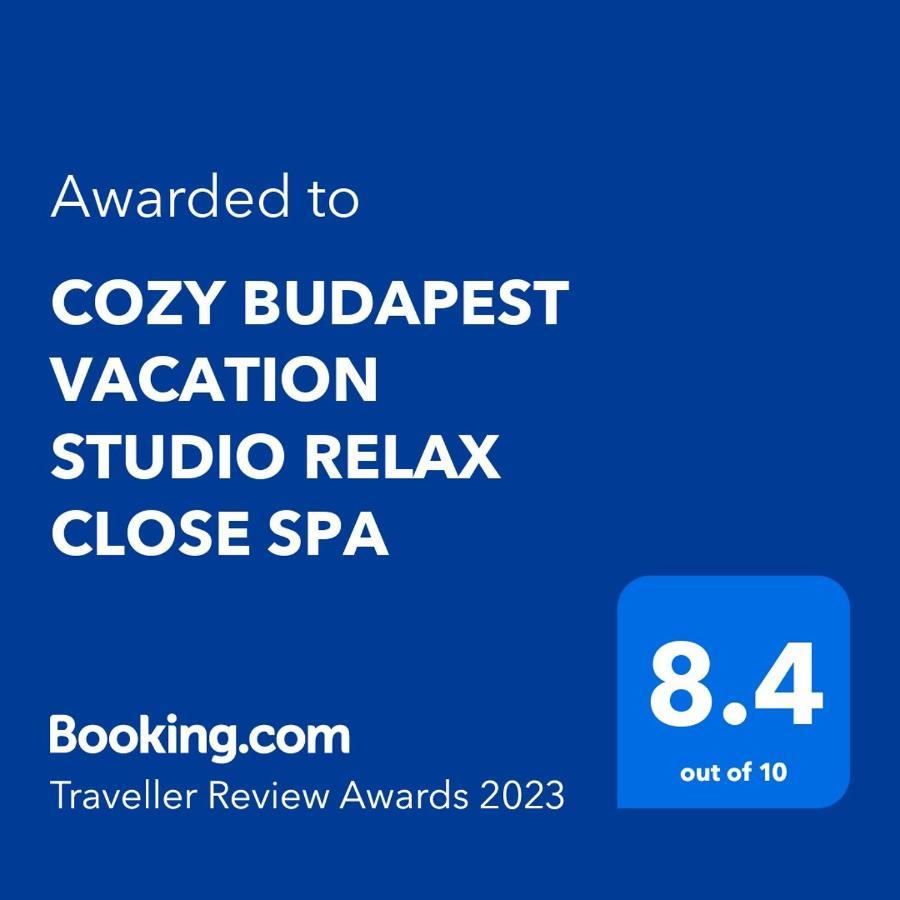 Cozy Budapest Vacation Studio Relax Close Spa ภายนอก รูปภาพ